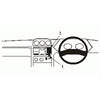 ClicOn No Holes Dash Mount for Mitsubishi Pajero 92-98
