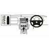 ClicOn No Holes Dash Mount for Mercedes Benz M-Class ML 98-04