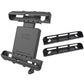 RAM Tab-Lock™ 10" Tablets iPad 1-4 w/ LifeProof nüüd & Lifedge Case Cradle (RAM-HOL-TABL-LGU)