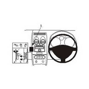ClicOn No Holes Dash Mount for Nissan Dualis 07-14