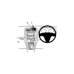 ClicOn No Holes Dash Mount for Toyota Corolla 07-12