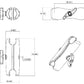 RAM Double Socket Arm for 3.38" Balls (RAM-E-201U)