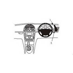 ClicOn No Holes Dash Mount for Mercedes Benz E-Class 02-08