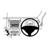 ClicOn No Holes Dash Mount for Suzuki Alto 09-14