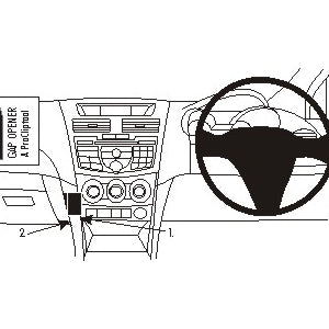 ClicOn No Holes Dash Mount for Mazda BT 50 13-18