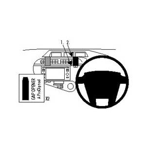 ClicOn No Holes Dash Mount for Toyota Prius C 12-14