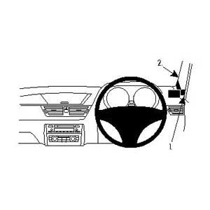 ClicOn No Holes Dash Mount for BMW X1 E84 10-14