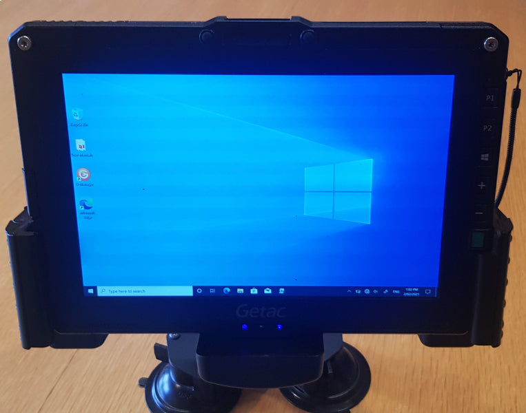 Getac UX10 with Extended Battery Cradle (No Antenna & Charger Version)