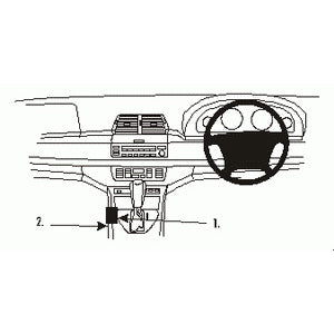 ClicOn No Holes Dash Mount for BMW X5 01-06