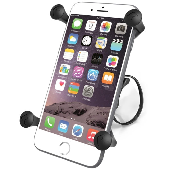 RAM EZ-ON/OFF™ Bicycle Mount w/ X-Grip® Large Phone Cradle (RAP-274-1-UN10)