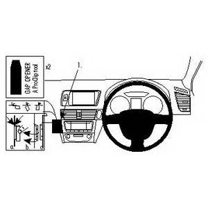ClicOn No Holes Dash Mount for Audi Q5 09-14
