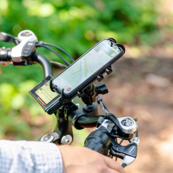 RAM® Quick-Grip™ Phone Mount with RAM® Tough-Strap™ Handlebar Base (RAP-B-460-A-PD3U)