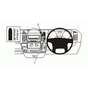 ClicOn No Holes Dash Mount for Fiat Ducato 07-14