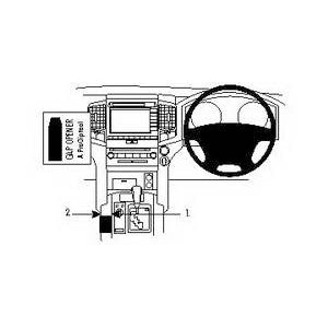 ClicOn No Holes Console Mount for Toyota Landcruiser 200 (08-15)