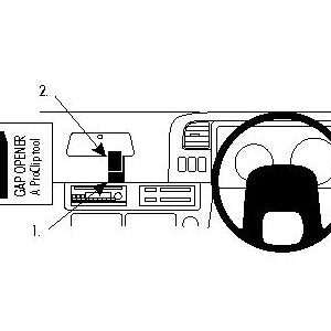 ClicOn No Holes Dash Mount for Isuzu N-Series 99-07