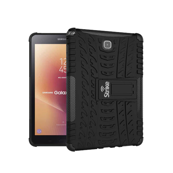 Strike Rugged Case with Tempered Glass Screen Protector for Samsung Galaxy Tab A 8'' (2017)