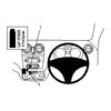 ClicOn No Holes Dash Mount for Alfa Romeo MiTo 09-14