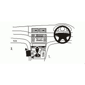 ClicOn No Holes Dash Mount for BMW 3 Series M3 E46 98-04