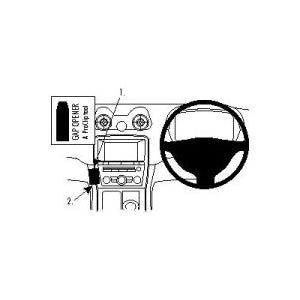 ClicOn No Holes Dash Mount for Jaguar XJ 10-14