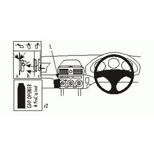ClicOn No Holes Dash Mount for Toyota MR2 Spyder 00-06