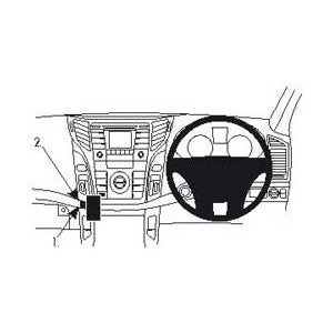 ClicOn No Holes Dash Mount for Hyundai i40 12-14