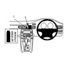 ClicOn No Holes Dash Mount for Volvo XC70 08-11