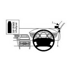 ClicOn No Holes Dash Mount for Citroen C5 III 08-14