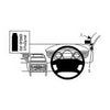 ClicOn No Holes Dash Mount for Citroen C5 III 08-14