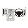 ClicOn No Holes Dash Mount for Renault Megane 03-09