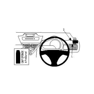 ClicOn No Holes Dash Mount for Toyota iQ 09-14