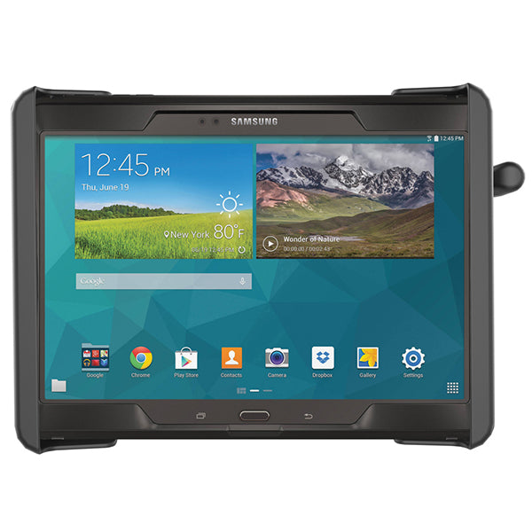 RAM Tab-Lock™ 10" Tablets Samsung Tab 4 10.1/Tab S 10.5 w/ Otterbox Case Cradle (RAM-HOL-TABL25U)