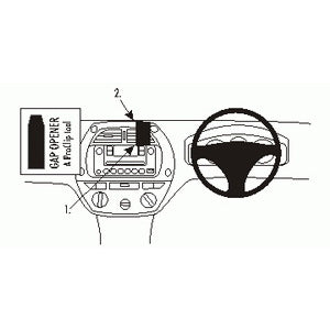 ClicOn No Holes Dash Mount for Toyota RAV 4 01-03