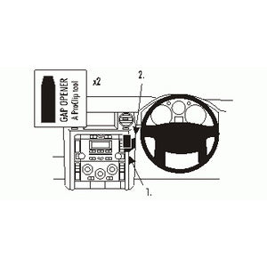 ClicOn No Holes Dash Mount for Land Rover Discovery 3 05-09
