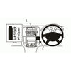 ClicOn No Holes Dash Mount for Volkswagen Polo 02-09
