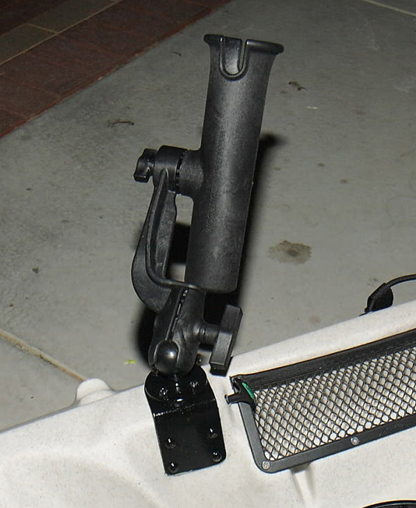 ram rod 2000 fishing rod holder RAM-301-RBU - RAM-TUBE 2000 Holder w/ Ratchet & Base