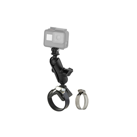 RAM® Strap Clamp Mount with Universal Action Camera Adapter (RAM-B-108-GOP1U)