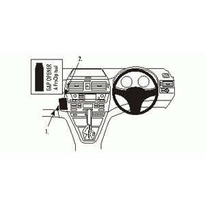 ClicOn No Holes Dash Mount for BMW X3 04-11