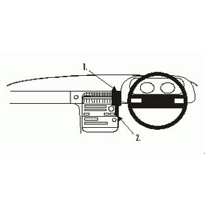 ClicOn No Holes Dash Mount for Porsche 928 78-95