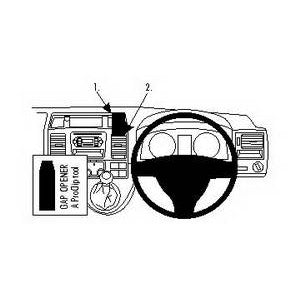 ClicOn No Holes Dash Mount for Volkswagen LT28 / LT31 / LT35 / 10-12