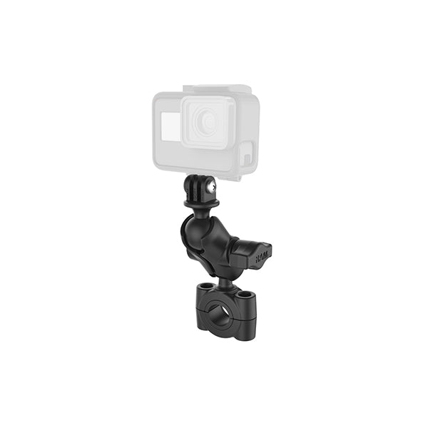 RAM® Torque™ Medium Rail Base with Universal Action Camera Adapter (RAM-B-408-75-1-A-GOP1U)