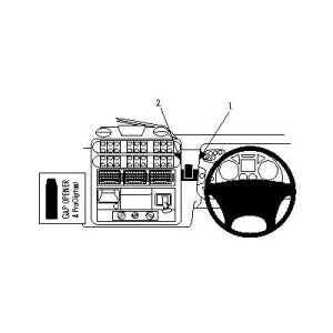 ClicOn No Holes Dash Mount for Iveco Stralis 01-12