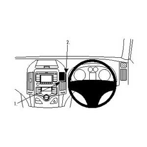 ClicOn No Holes Dash Mount for Hyundai i30 08-12