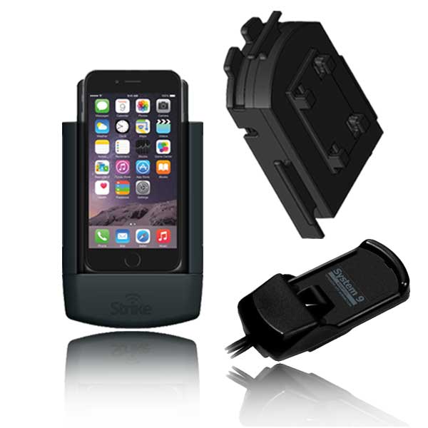 iPhone 6 Solution for Bury System 9 with Strike Alpha Cradle & Adapter