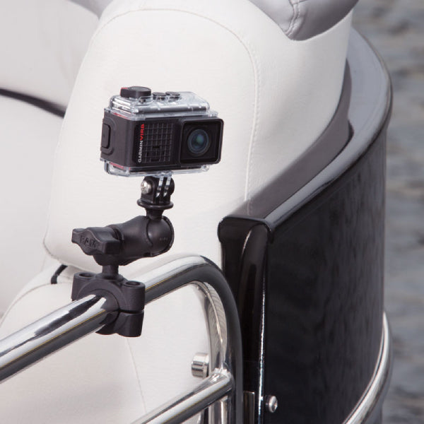 RAM® Torque™ Large Rail Base with Universal Action Camera Adapter (RAM-B-408-112-15-A-GOP1U)