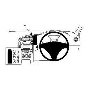 ClicOn No Holes Dash Mount for Peugeot 3008 09-14