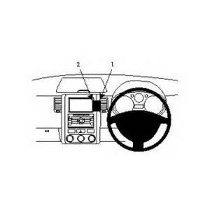 ClicOn No Holes Dash Mount for Nissan X-Trail 08-13