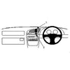 ClicOn No Holes Dash Mount for Mazda 121 96-02