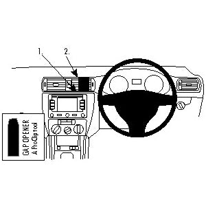 ClicOn No Holes Dash Mount for Volkswagen Jetta 11-14