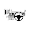 ClicOn No Holes Dash Mount for Volkswagen Polo 10-14