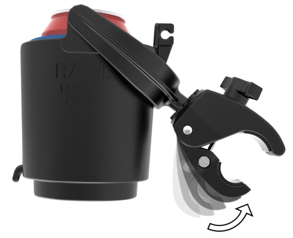 RAM Tough-Claw™ Mount with Cup Holder (RAM-B-132-400U)